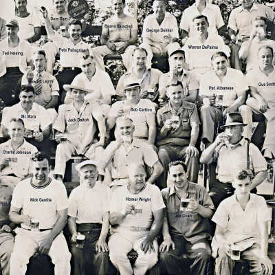 Homely Men's Club Millburn, B&W Photograph August, 1941