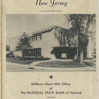 Map: National State Bank of Newark Map of Millburn & Short Hills, c. 1956