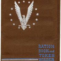 War Ration Book Token Holder from Roy Bahring, 1943