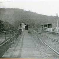 Railroad: Old Millburn train station, 1907