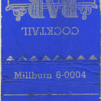 Rainbow Tavern Matchbook Cover