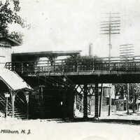 Railroad: Lackawanna Bridge and Station, Main Street, Millburn