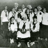 S.X. Club: S.X. Basketball Team & Millburn Girls, c. 1914-16