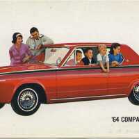 Jowitt Motors Inc Compact Dart GT Automobile Postcard, 1964