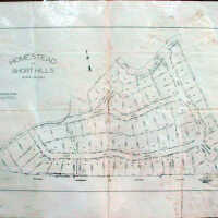 Crescent Place Map: Map of Former Hartshorn Estate "Homestead at Short Hills"