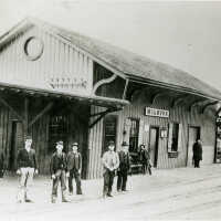 Millburn Railroad Station, Main Street, 1892