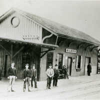 Railroad: Millburn Railroad Station, Main Street, 1892