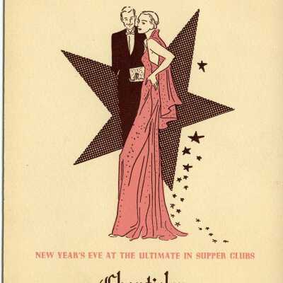 Chanticler New Year's Eve Menu, 1940