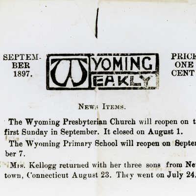 Wyoming Weakly, September 1897