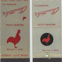 Chanticler Restaurant: Matchbook Covers