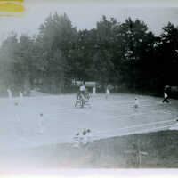 Wyoming Field Club Tennis Match Photograph, 1899