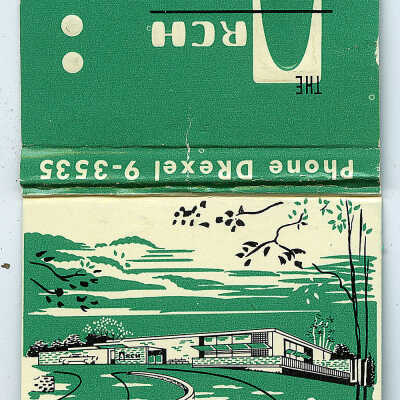 Arch Restaurant: Matchbook/Matchcover