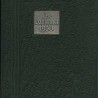 1938 Millburn High School Millwheel yearbook