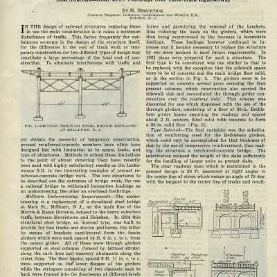 Concrete Bridges on Lackawanna Railroad Article, 1923.