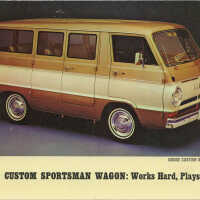 Jowitt Motors Inc Dodge Sportsman Wagon Postcard