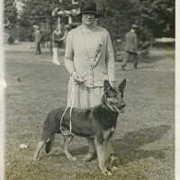 Baiter: Mrs. Charles Baiter of Short Hills & Her Dog