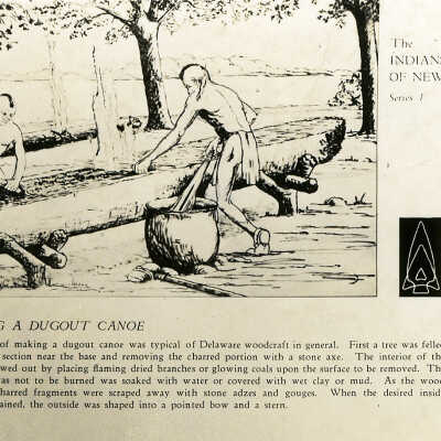 Indians Dugout Canoe, Historical Material