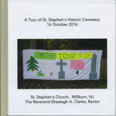 St. Stephen's: Cemetery Tour book, 2016