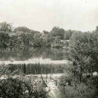 Diamond Mill Pond: Between the Diamond Paper Mill & the Railroad