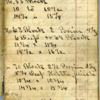 Dailey: F.W. Dailey, Handwritten Hat Size Ledger, 1886