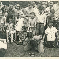 Taylor Park: Pie Eating Contest, c.1943