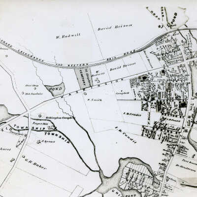 F.W. Beers, Atlas Millburn Area 1872