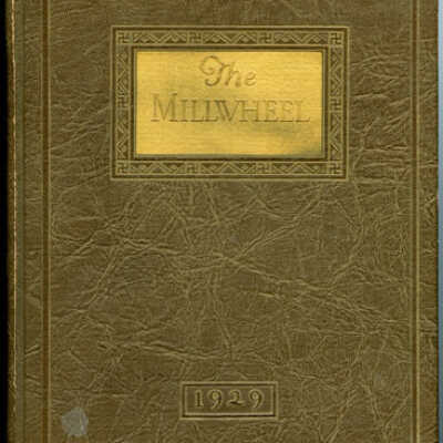 1929 Millburn High School Millwheel Yearbook