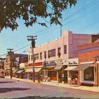 Millburn Avenue: Millburn Ave Toward Main Street, c. 1962