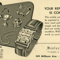 Seelers Repairs Advertising Postcard