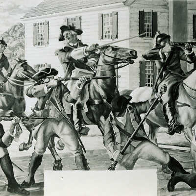 Foster: Gerald Foster Mural from the Millburn Post Office, c. 1940