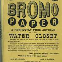 Bromo Toilet Paper Sheets from Diamond Mills Paper Company, London