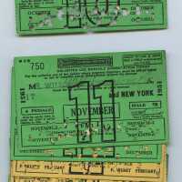Faxon: William Faxon Delaware, Lackawanna & Western Commuter Tickets, 1951-1955