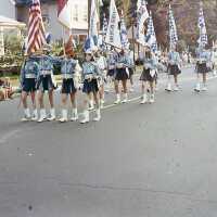 July 4, 1976 Parade-American Drum Corps marchers