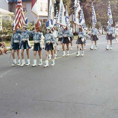 July 4: American Heritage Drum Corps in the American Bicentennial Parade, 1976