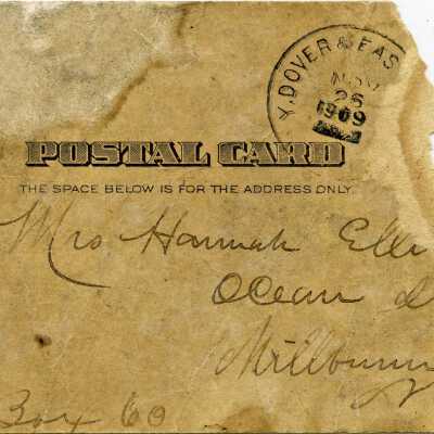 Ellis: Hanna Ellis 1909 Postcard