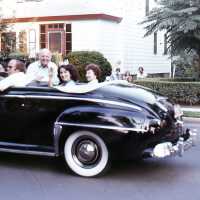 July 4: Black Convertible American Bicentennial Parade, 1976