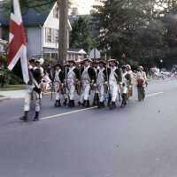          July 4: Revolutionary War Reenactment Troupe in American Bicentennial Parade, 1976 picture number 1
   