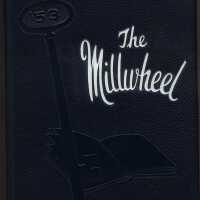 1953 Millburn High School Millwheel Yearbook