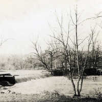 Fandango Mill: Dam in the West Bank of the Rahway River, Millburn