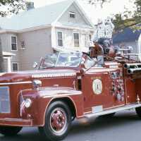 July 4, 1976 Parade-Fire Truck from the Firemen