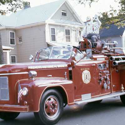 July 4: Firemen's Historical Society of Glen Ridge in American Bicentennial Parade, 1976