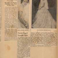 Millburn High School class of 1952 wedding articles