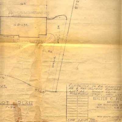 Architect's plans for 32 Holly Drive