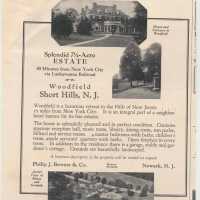 Woodfield: Advertisement for Woodfield Estate from Country Life Magazine, c. 1927
