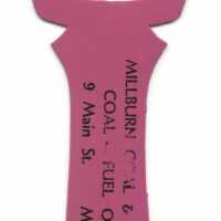 Millburn Coal and Oil Company Bookmark, 1950s