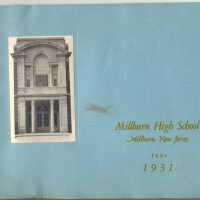 1931 Millburn High School yearbook