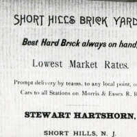 Short Hills Brick Yards Advertisement