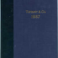 "Tiffany & Co. 1837-1987 150th Anniversary Calendar" hard cover book
