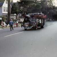 July 4: Rolling Round House 227 Engine in American Bicentennial Parade, 1976