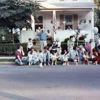 July 4: Spectators Watching American Bicentennial Parade, 1976